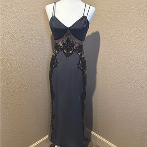 Evening gown worn once to a formal wedding in Aspen. Beautiful and feminine.